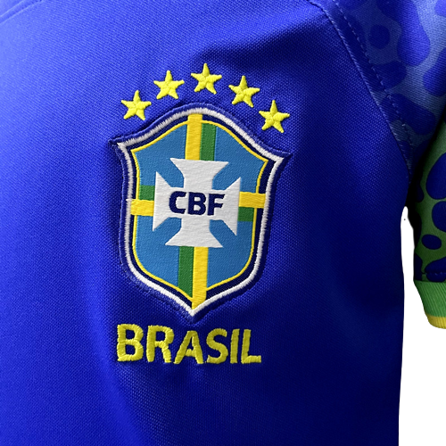 Camisa Seleção Brasil 22/23 Infantil II Azul