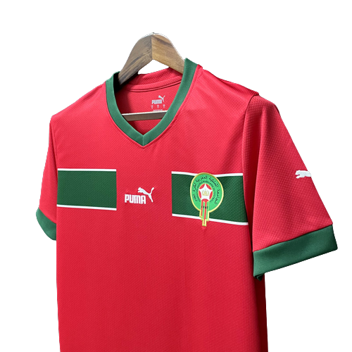 Camisa da Seleção do Marrocos I Home 22/23 Vermelha Puma