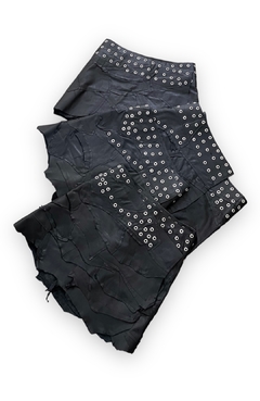 Pre Order Joyride Mini Leather Skirt - black - Sciacca