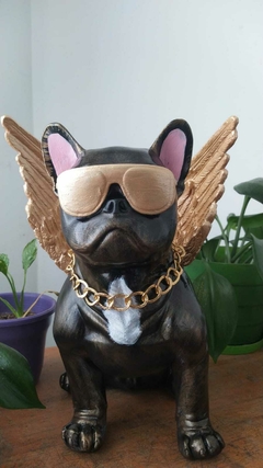 Bulldog francés con gafas y alas - comprar online