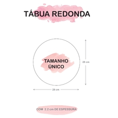 Tabua Redonda Bolo Teca - Villa Pano
