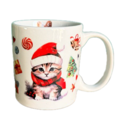 Caneca em Porcelana Natal Brinquedos 250ml