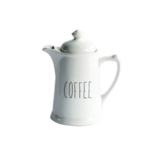 Cafeteira de Porcelana Palavra Coffee