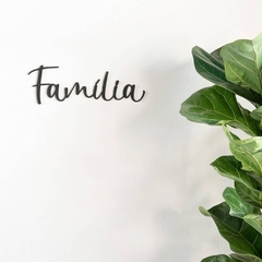 Aplique Palavra Família MDF 3mm - comprar online