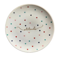 Prato Sobremesa Porcelana Colors Atitude 20cm