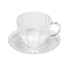 Xícara de chá cristal pétala 220ML