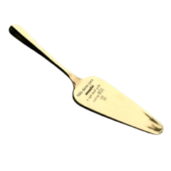 Espátula Inox p/ Bolo Dourada 25cm na internet