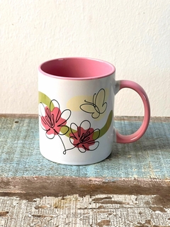 Caneca em Porcelana Rosa Mulheres 250ml