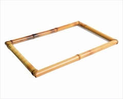 Bandeja de Bambu com Vidro 39cm (G)