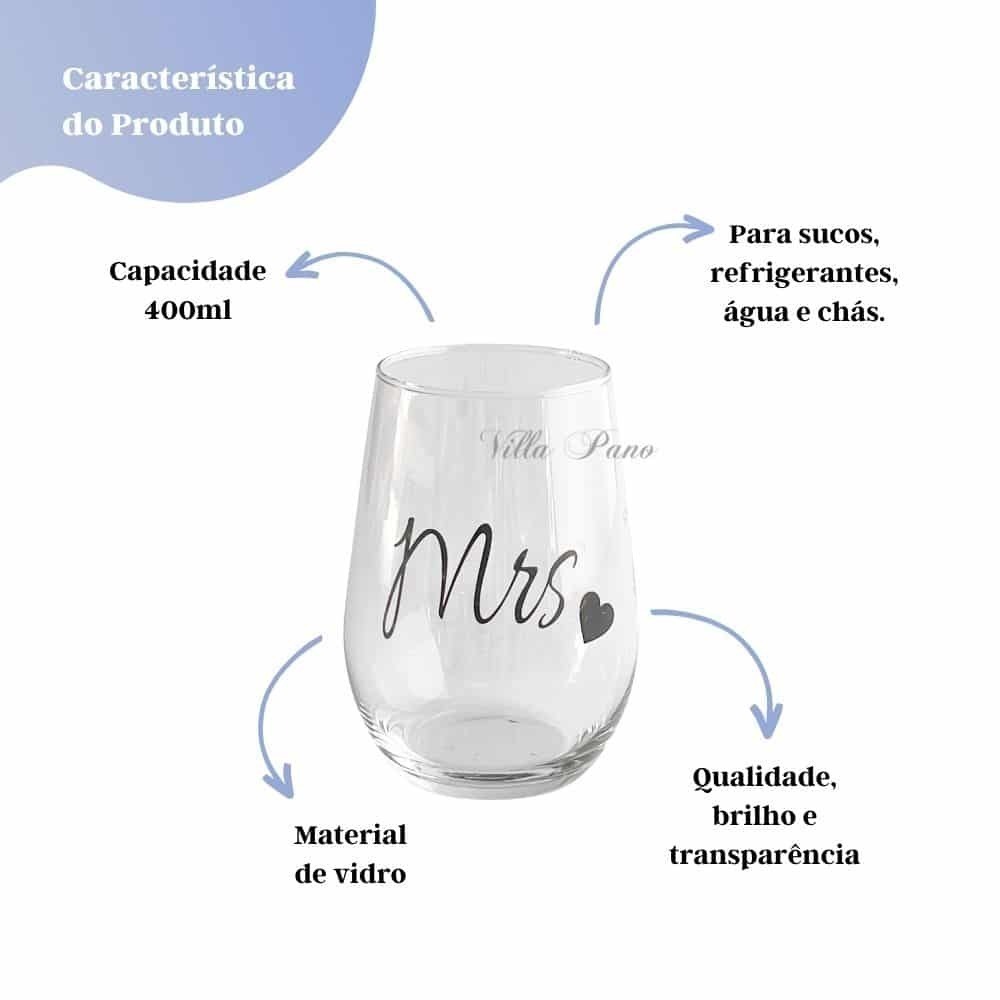 Copo De Vidro Nina Mr 400 ml - Comprar em Villa Pano