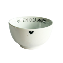 Bowl Porcelana Frase de Mãe Amorzinho 400ml
