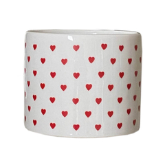 Açucareiro Porcelana Red Heart 250ml - comprar online