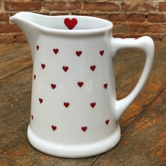 Leiteira Porcelana Red Heart 450ml
