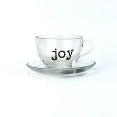 Xicara de Chá Vidro Joy 200ml