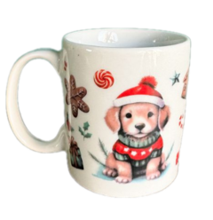 Caneca em Porcelana Natal Brinquedos 250ml - comprar online