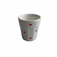 Copinho Expresso Porcelana Red Heart 80ml