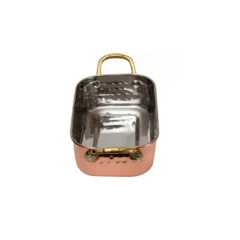 Bowl de inox Martelado Cobre P - comprar online