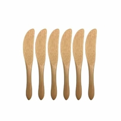 Kit de 6 Mini Facas de Bambu - comprar online