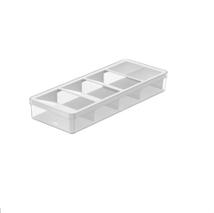 ORGANIZADOR TALHERES CLEAR BRANCO FECHADO (OGC1000BCF)