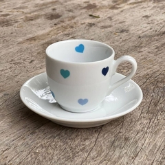 Xícara De Café Colorful Azul 60ml - comprar online