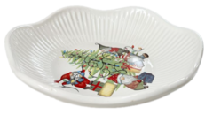 Travessa de Ceramica Estampa Natal Noéis - comprar online