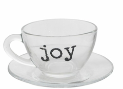 Xicara de Chá Vidro Joy 200ml - comprar online
