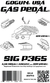 APOIO/DESCANSO DE DEDO P/ SIG SAUER P365 - GAS PEDAL® THUMB GRIP FOR SIG P365 - GOGUN® - loja online