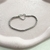 pulseira de berloque coração vazado - comprar online
