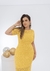 Vestido Luxo Tricot Modal Adelia Amarelo na internet