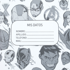 Cuaderno Universitario - Avengers en internet