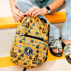 Mochila Packable Star Wars Golden Faces - Knowhere Trends