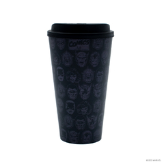 Vaso Tapa Café - Marvel Comics Black