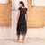 Vestido Túnica Rendado Preto - comprar online