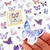 Caixinha de Adesivos Purple Butterflies - loja online