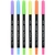 Caneta Brush Duo Neon Ponta Dupla MOLIN 6 Cores - comprar online
