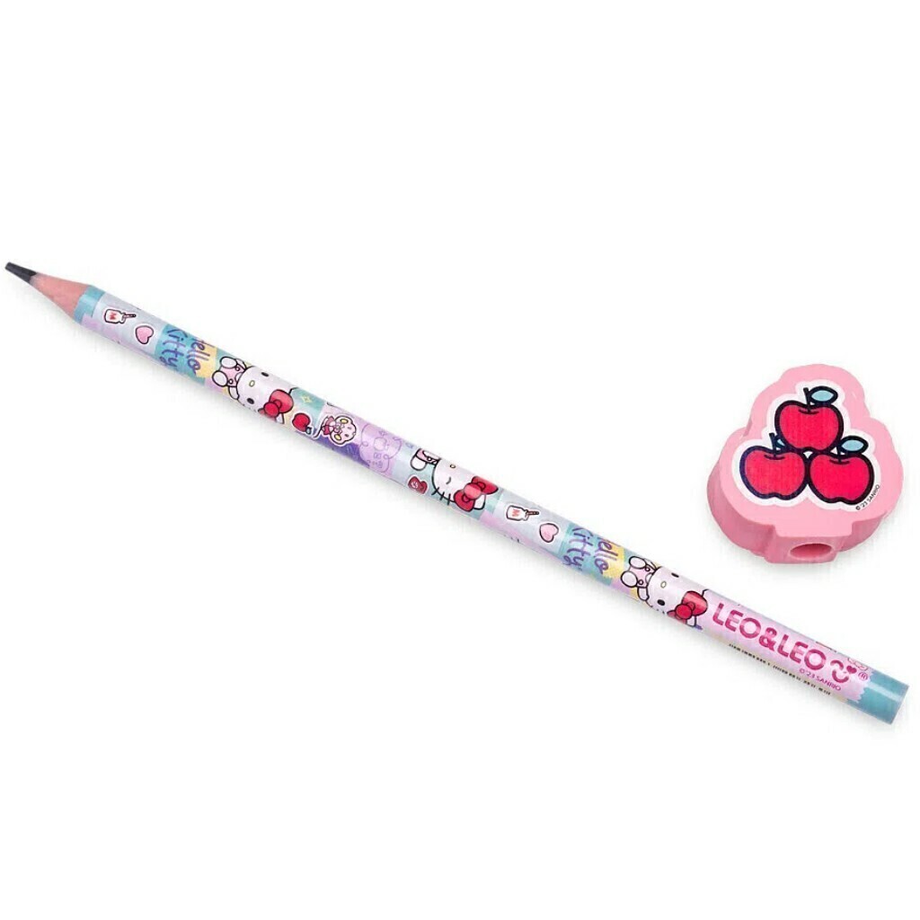 LAPIS HB C/ BORRACHA NA PONTA HELLO KITTY - 7897256216261 - Livraria  Concorde