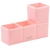 Organizador de Mesa Plástico Tetris Rosa Pastel BRW - comprar online