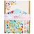 Kit Papel de Carta + Envelope + Adesivo Floral Turquesa BUENDIA 4 Unidades