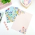 Kit Papel de Carta + Envelope + Adesivo Floral Turquesa BUENDIA 4 Unidades na internet