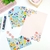 Kit Papel de Carta + Envelope + Adesivo Floral Turquesa BUENDIA 4 Unidades - comprar online