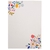 Kit Papel de Carta + Envelope + Adesivo Floral Turquesa BUENDIA 4 Unidades - Love Papelaria Criativa