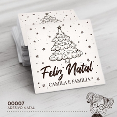 Adesivo Personalizado Árvore de Natal - 00007 - comprar online