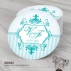 Adesivo Personalizado Casamento Monograma - 00021