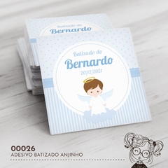 Adesivo Personalizado Batizado Anjinho - 00026 - comprar online