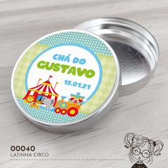 Latinha Personalizada Circo - 00040