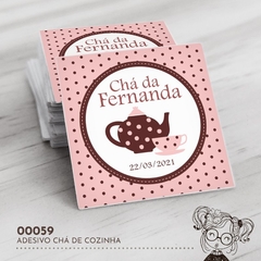 Adesivo Personalizado Chá de Cozinha - 00059 - comprar online