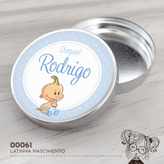 Latinha Personalizada Nascimento Bebezinho - 00061