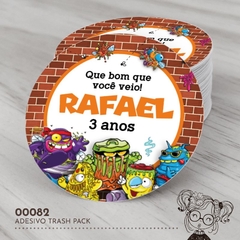 Adesivo Personalizado Trash Pack - 00082