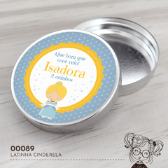 Latinha Personalizada Cinderela - 00089