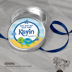 Latinha Personalizada Fundo do Mar - 00094 - comprar online